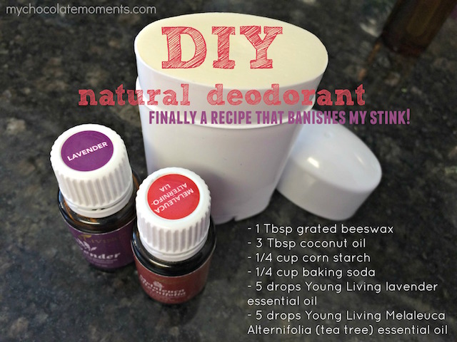 Diy Homemade Deodorant Recipe My Chocolate Moments - Young Living Essential Oils Diy Deodorant