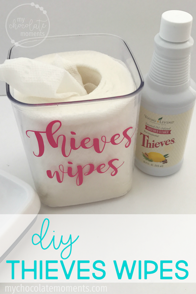 DIY Thieves wipes | make your own cleaning wipes