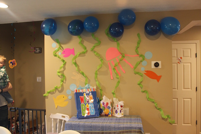 Hudson s Under the Sea birthday  party 