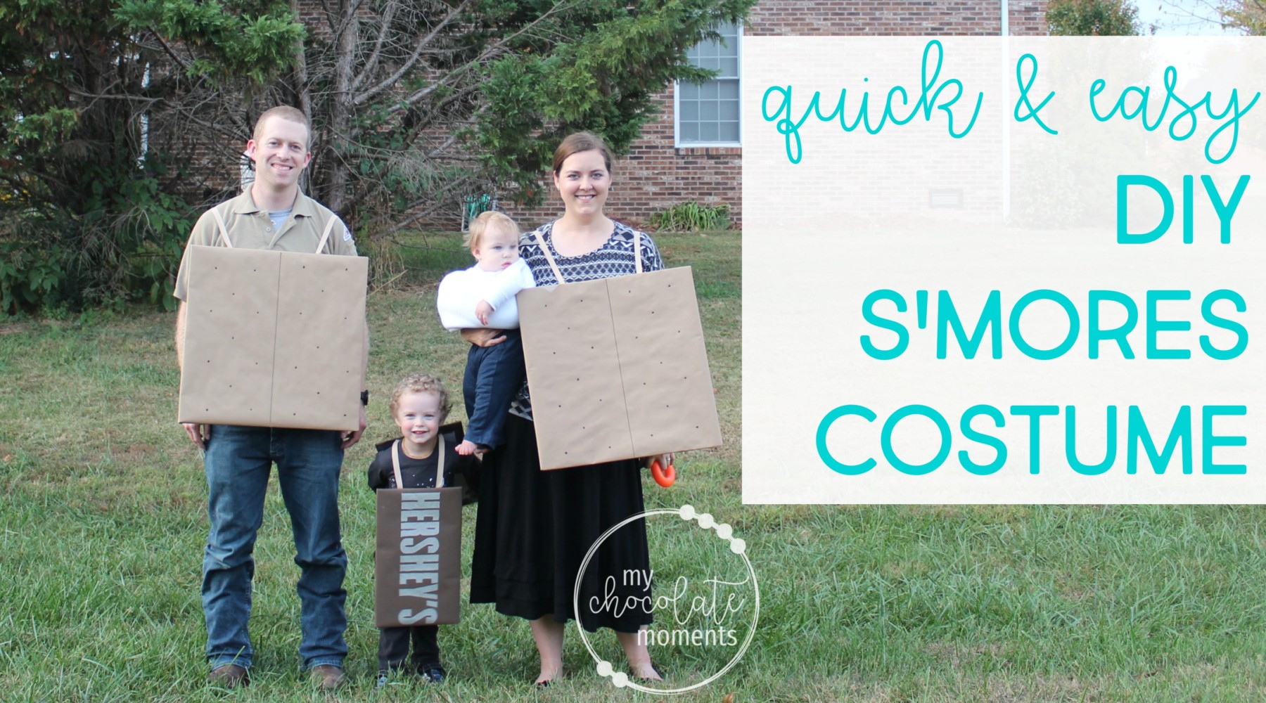 DIY s'mores costume - $25 and 3 hours