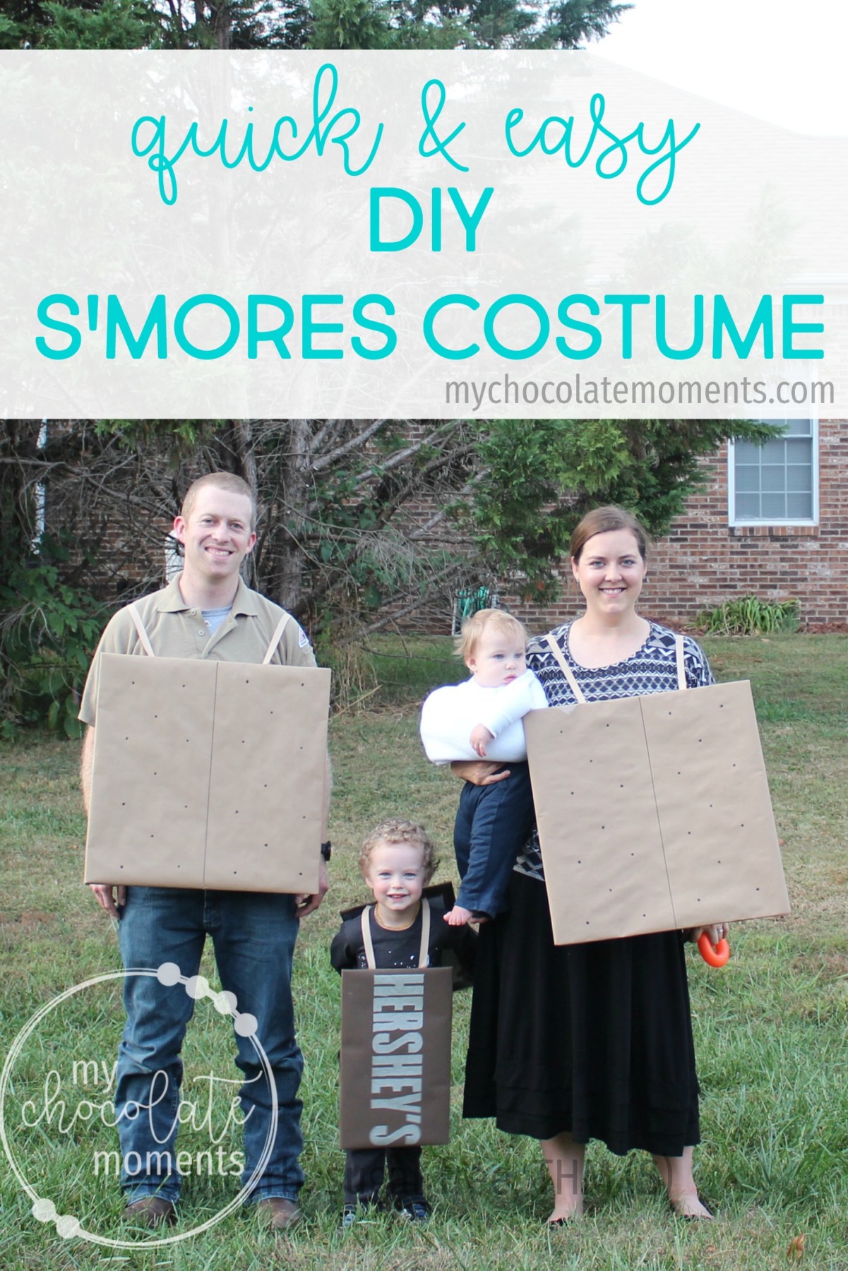 DIY s'mores costume - $25 and 3 hours