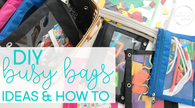 DIY busy bags | busy bag ideas and how to get started making your own