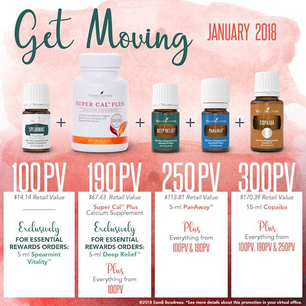 Young Living January 2018 Promotions | Support your Active ...